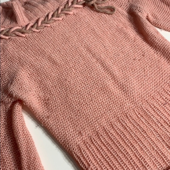 Anthropologie Sleeping On Snow Wool Blend pink Sweater women’s medium - Picture 4 of 8